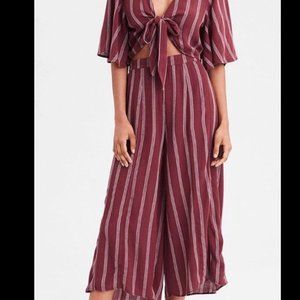 American Eagle Maroon Stripe Set